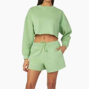 WeWoreWhat Cropped Sweatshirt